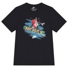 Boys Black Logo T-Shirt, 1, hi-res