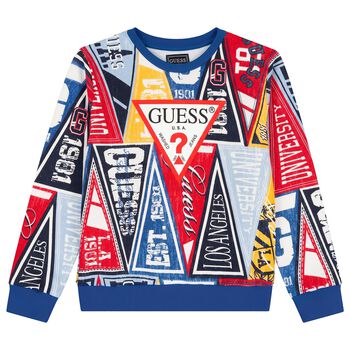 Boys Multi-Coloured Logo Sweatshirt