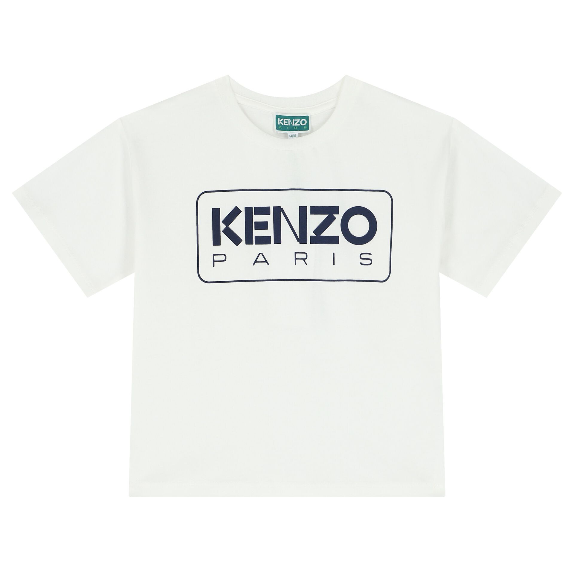 KENZO KIDS Boys Ivory Logo T Shirt Junior Couture Bahrain