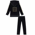 Girls Navy Blue Logo Tracksuit, 1, hi-res