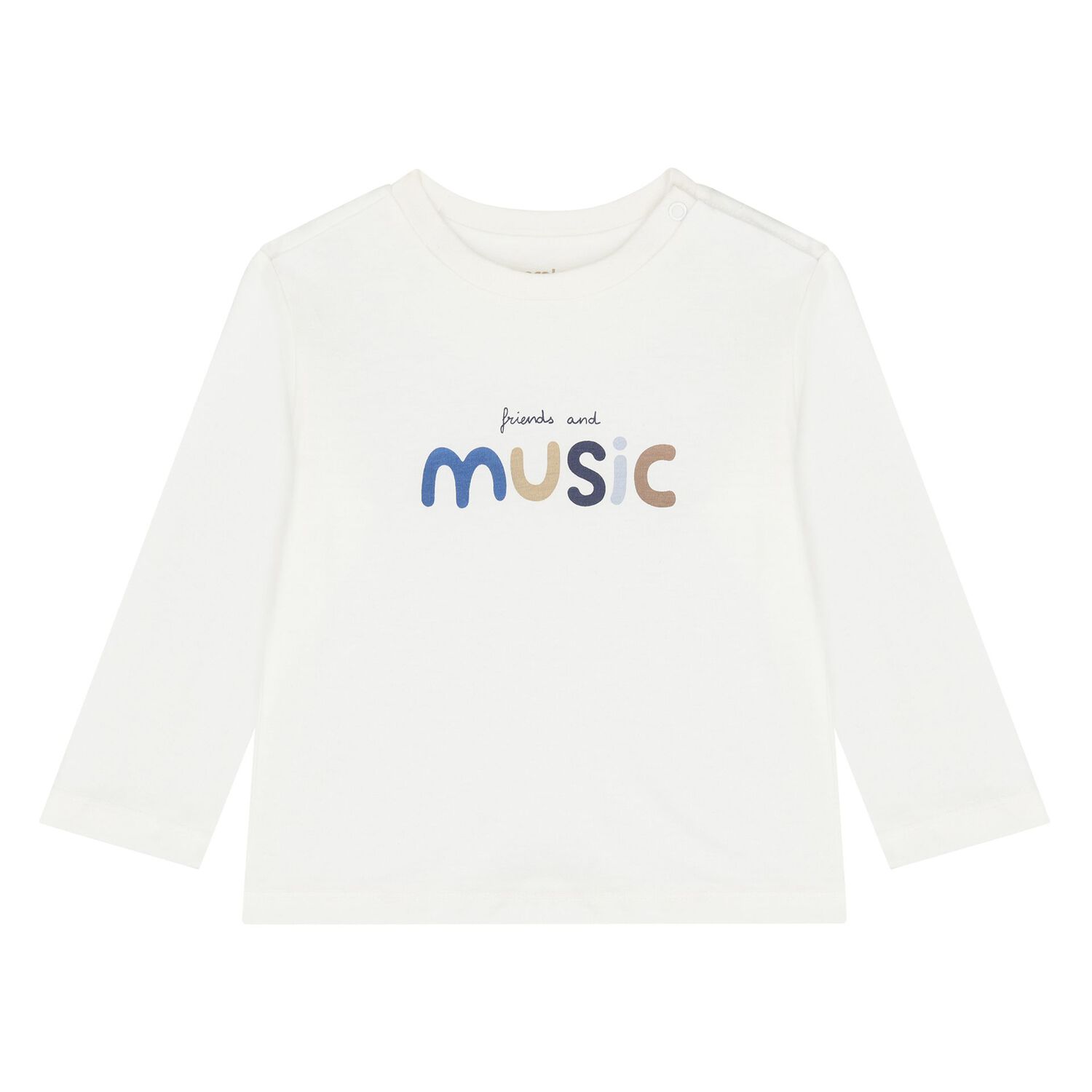 Younger Boys White, Beige & Navy Blue Tracksuit ( 3 Piece ), 2, hi-res