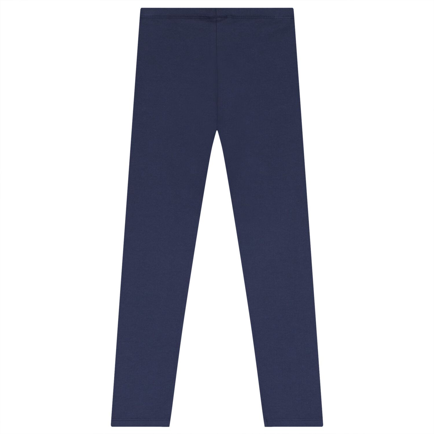 Girls White, Pink & Navy Blue Leggings Set, 2, hi-res