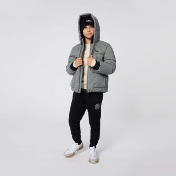 Boys Black Logo Joggers