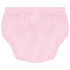 طقم فستان تول بشعار وردي للبنات الصغار, 1, hi-res