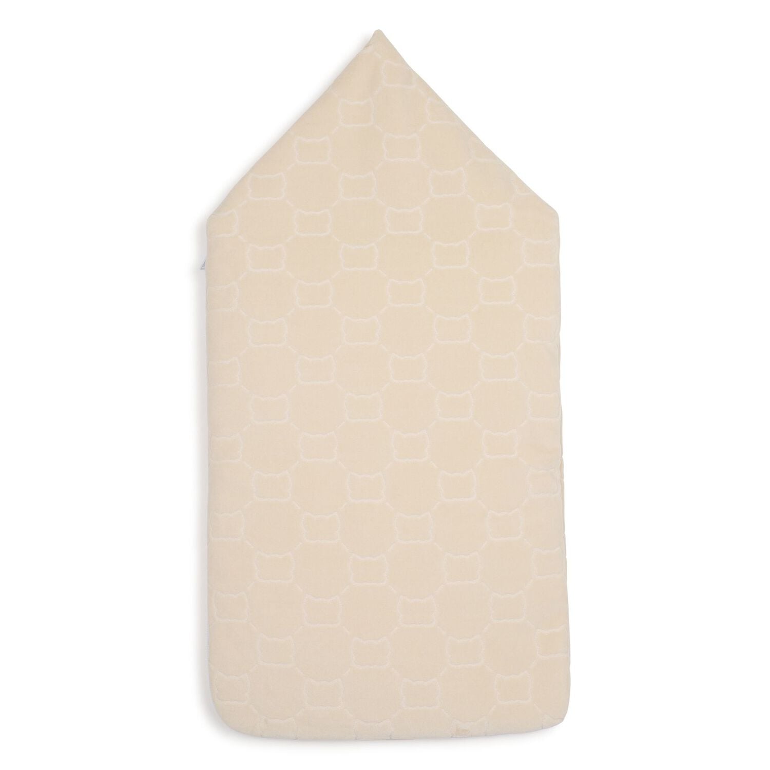 Beige & White Logo Baby Nest, 1, hi-res