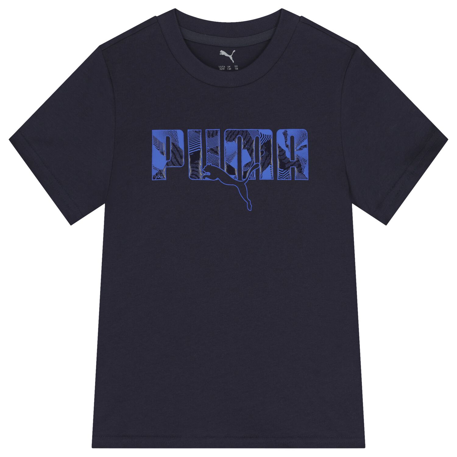 Boys Navy Blue Logo T-Shirt, 2, hi-res