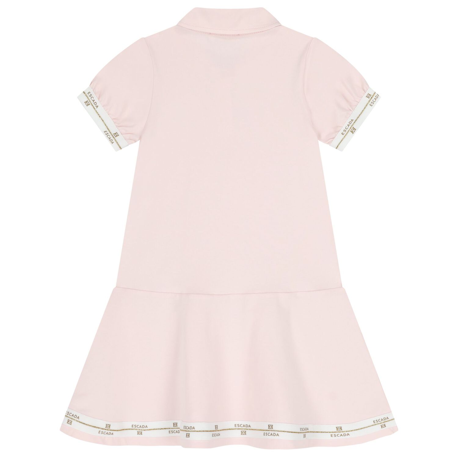 Girls Pink Logo Dress, 2, hi-res