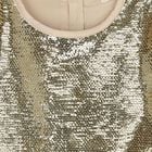 Girls Gold Sequins Top, 1, hi-res