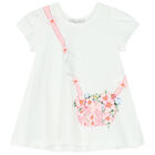 طقم ليغنز بطبعة الزهور باللون الأبيض, 1, hi-res