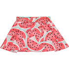Girls White & Red Watermelon Skort Set, 1, hi-res