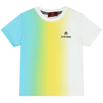 Younger Boys Yellow Logo T-Shirt