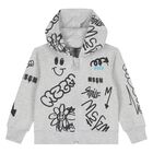 Younger Boys Grey Logo Tracksuit, 1, hi-res