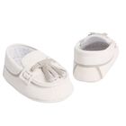 Baby Boys Ivory Moccasins, 2, hi-res