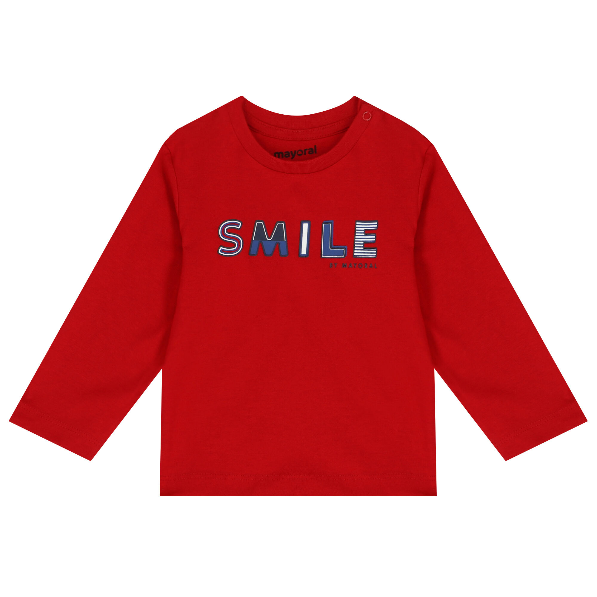 Boys red long sleeve top deals