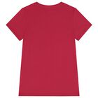Girls Red Logo T-Shirt, 2, hi-res