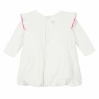 Baby Girls White Embroidered Dress, 1, hi-res