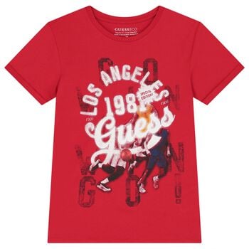 Boys Red Logo T-Shirt