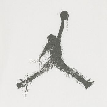 White Jordan Logo Long Sleeve Top