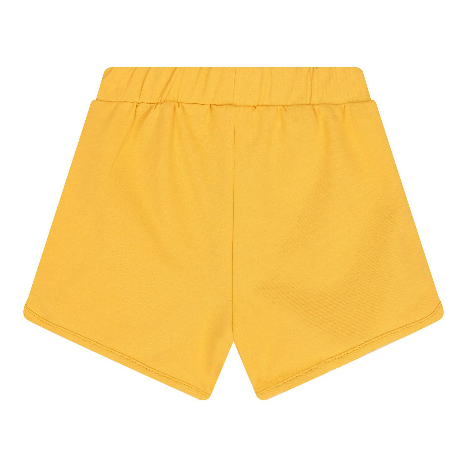 طقم شورت للأطفال البنات بالألوان الأبيض والأزرق والأصفر (عبوة من قطعتين), 1, hi-res