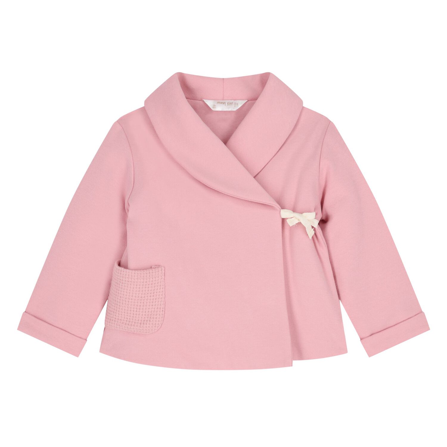 طقم بنطلون من 3 قطع على شكل حيوانات باللون الوردي والبيج للبنات الصغار , 1, hi-res