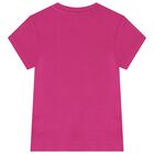 Girls Pink Logo T-Shirt, 3, hi-res