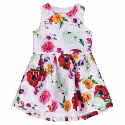 Younger Girls Floral Occasion Dress