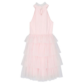 Girls Pink Tulle Dress