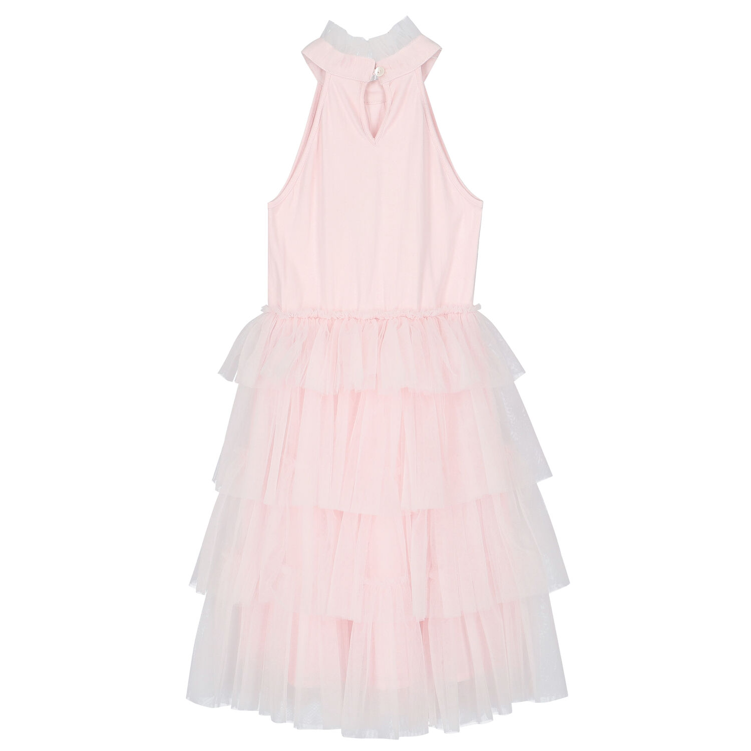 Girls Pink Tulle Dress, 1, hi-res image number null