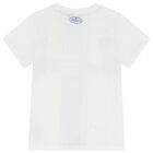 Boys White Logo T-Shirt, 1, hi-res