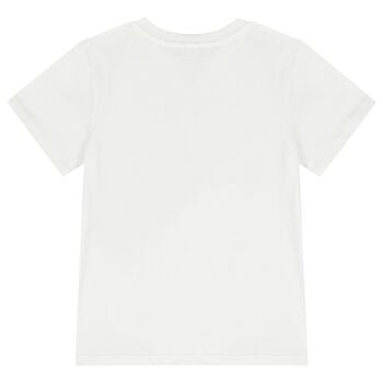 Boys White Logo T-Shirt