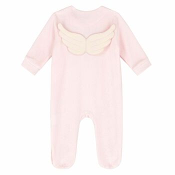 Baby Girls Pink Babygrow