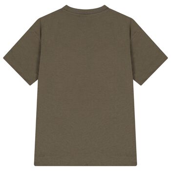 Boys Green Logo T-Shirt