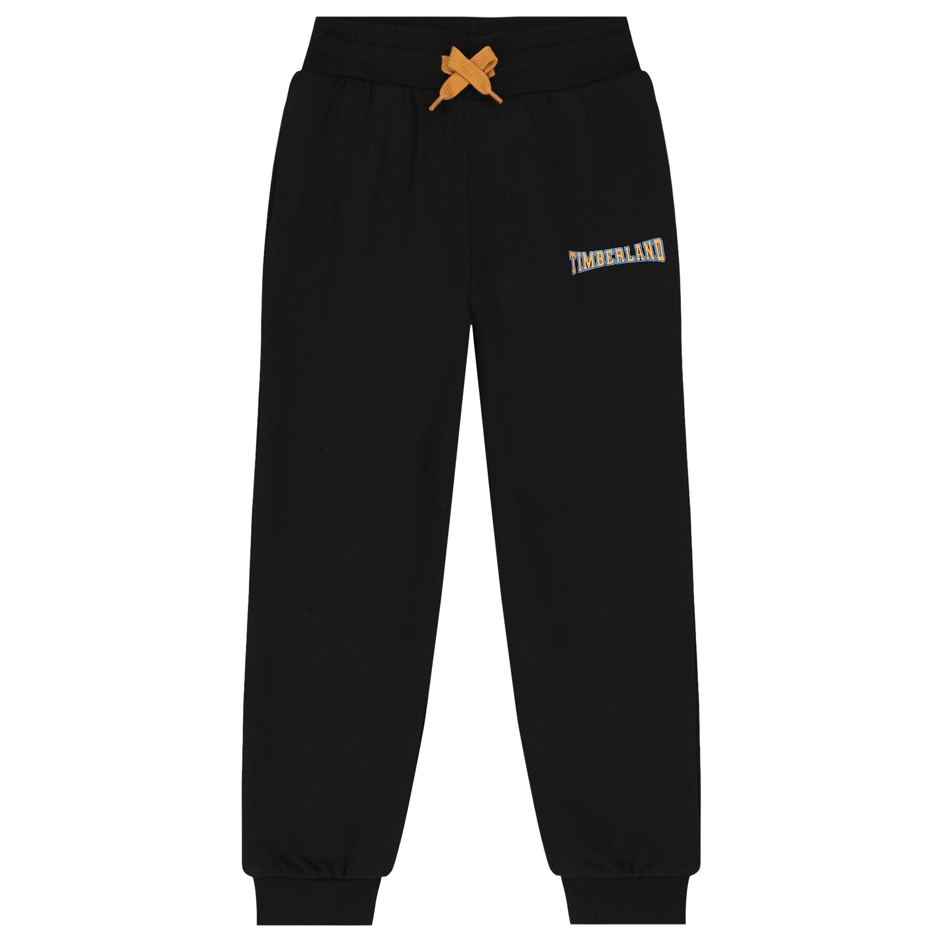 TIMBERLAND Boys Black Logo Joggers Junior Couture