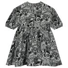 Girls Grey Safari Dress, 1, hi-res