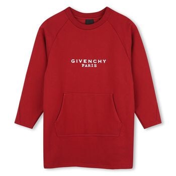 Girls Red Logo Dress