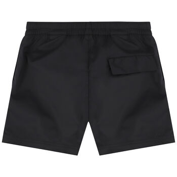 Black Logo Swim Shorts