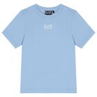 Boys Blue & Navy Blue Logo Shorts Set, 3, hi-res