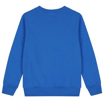 Blue Teddy Bear Logo Sweatshirt
