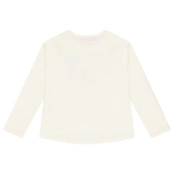 Girls Ivory Logo Sweatshirt