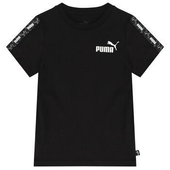 Boys Black Logo T-Shirt