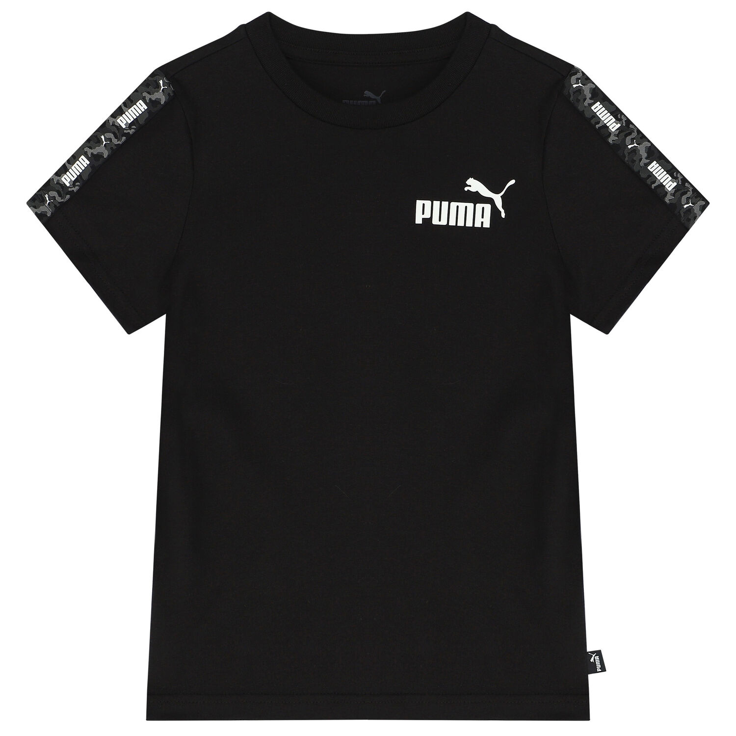 Boys Black Logo T-Shirt, 1, hi-res image number null