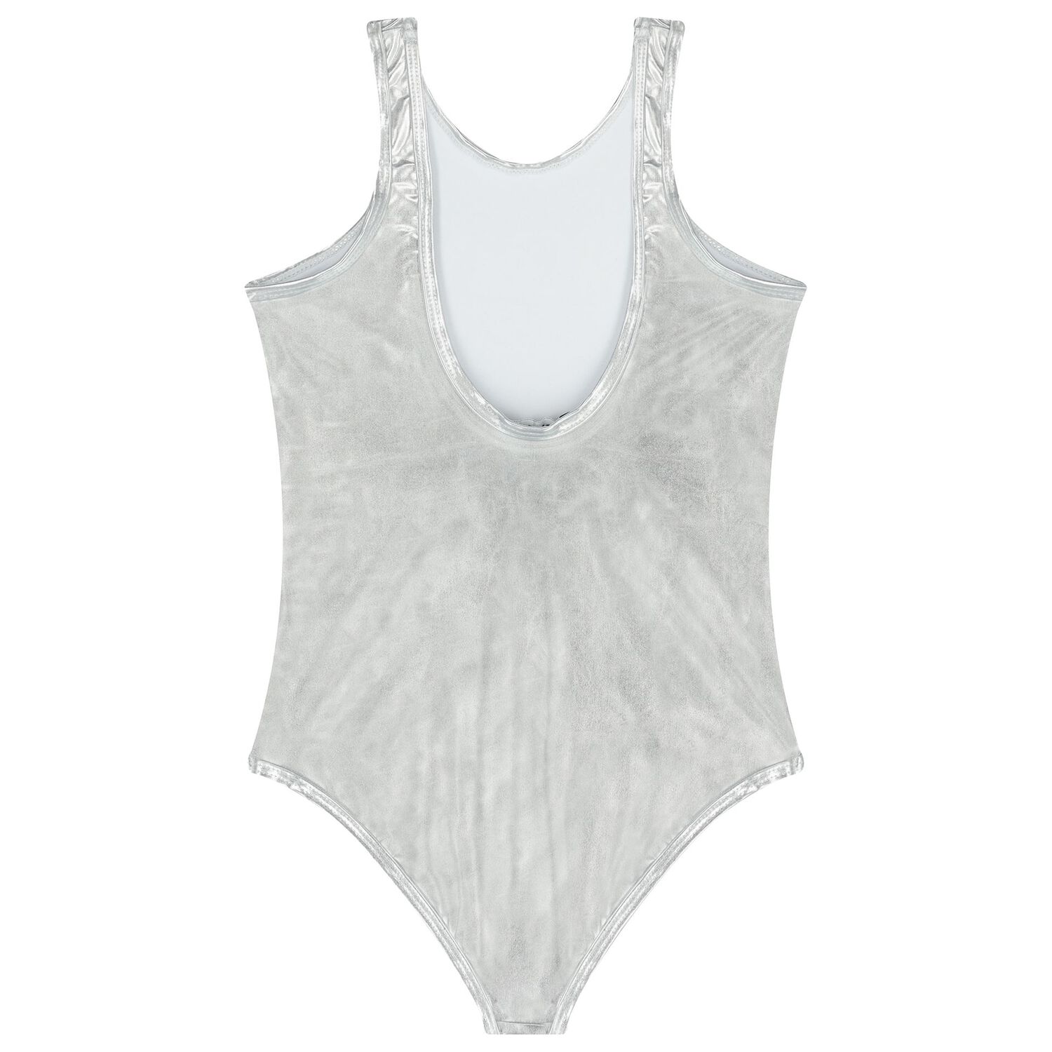 مايوه سباحه للبنات باللون الفضى , 1, hi-res