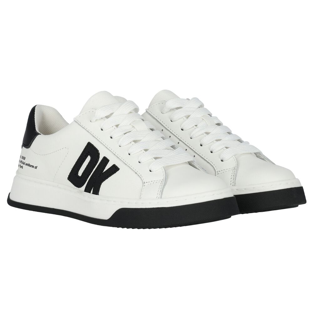 white dkny trainers