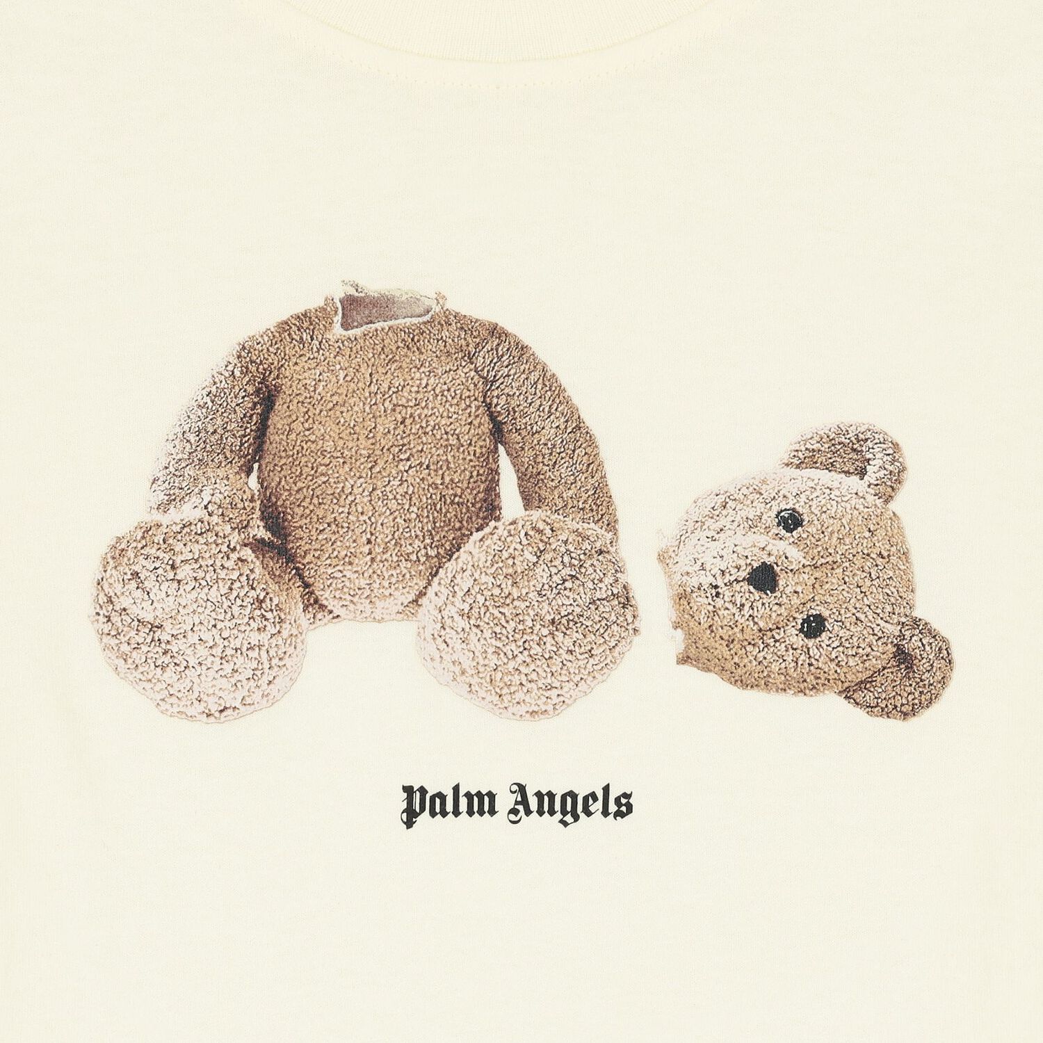 Beige Teddy Bear Logo T-Shirt, 4, hi-res image number null