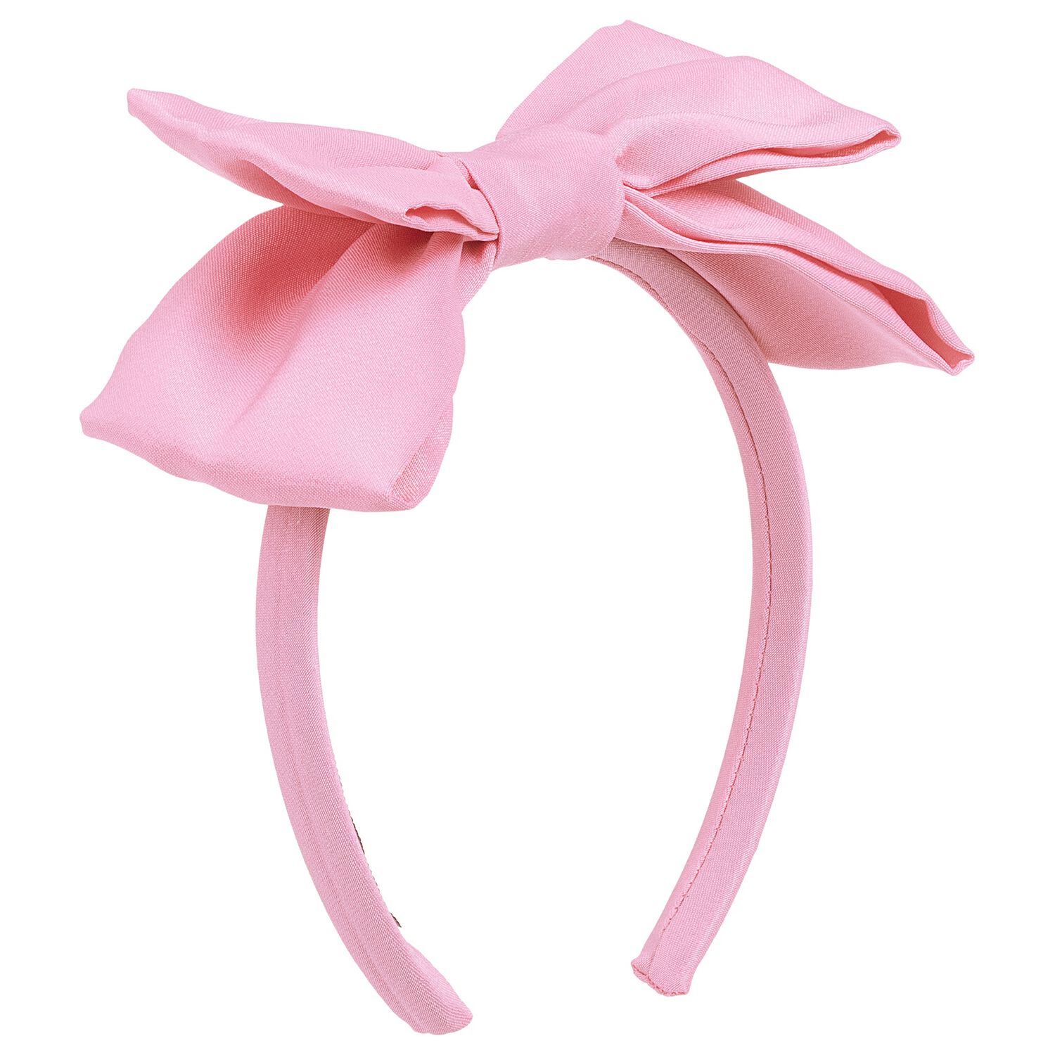 Girls Pink Bow Headband, 3, hi-res