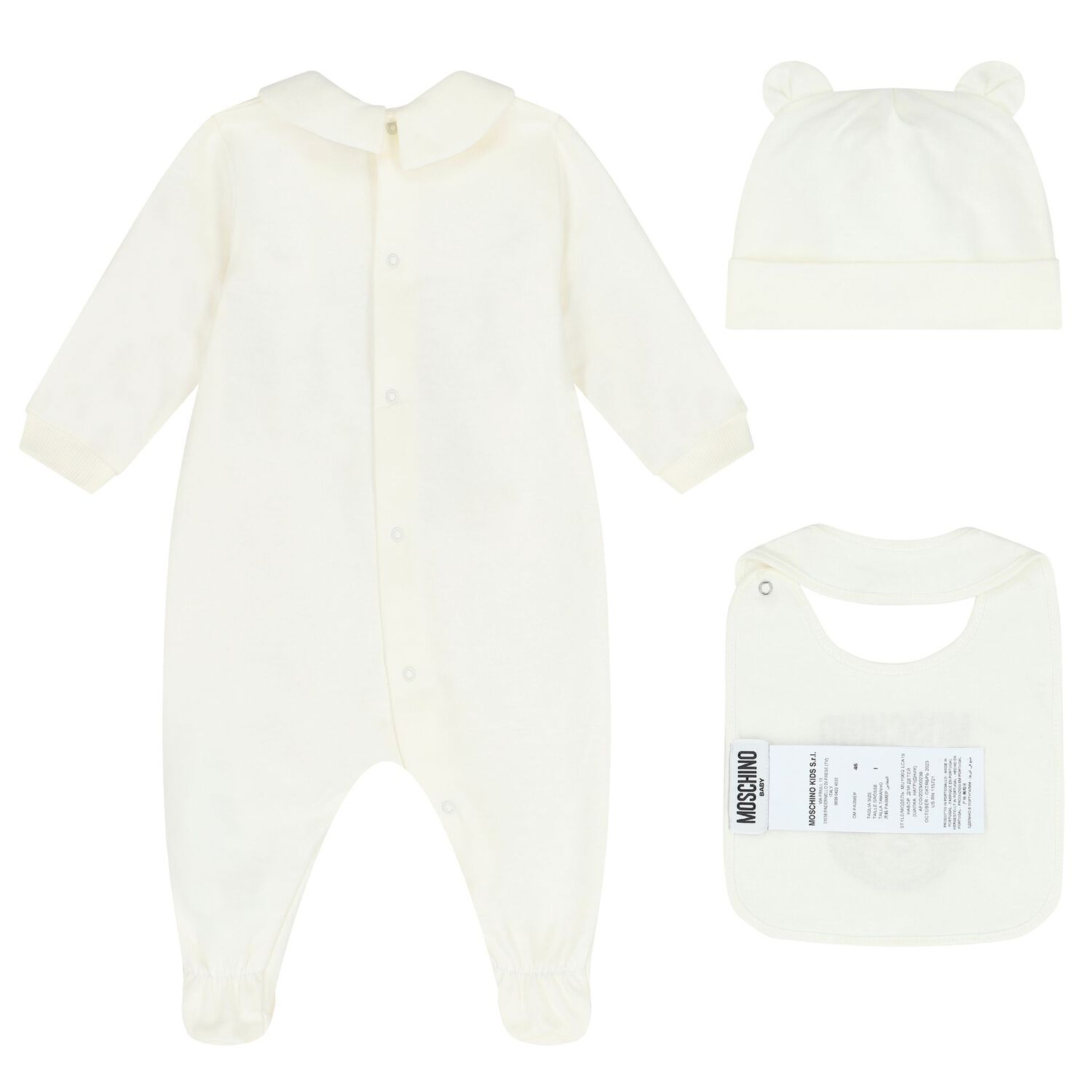 طقم أفرول هدايا بشعار تيدي باللون العاجي, 1, hi-res image number null