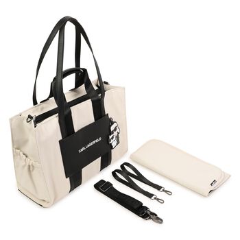 Ivory Karl Ikonik Baby Changing Bag