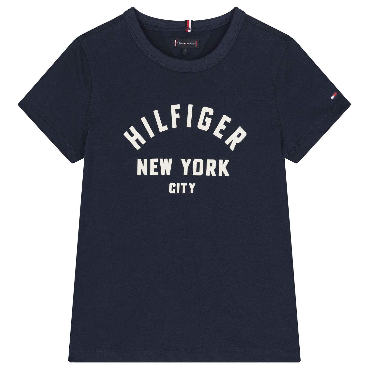 Boys Navy Blue Logo T-Shirt, 1, hi-res image number null