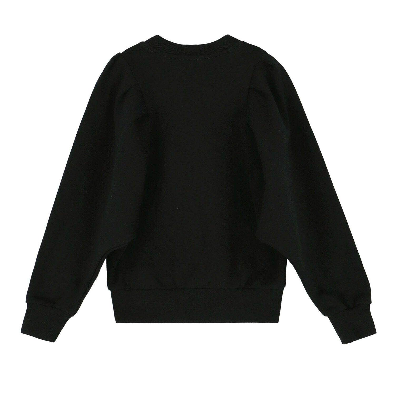 Girls Black Logo Sweatshirt, 1, hi-res image number null