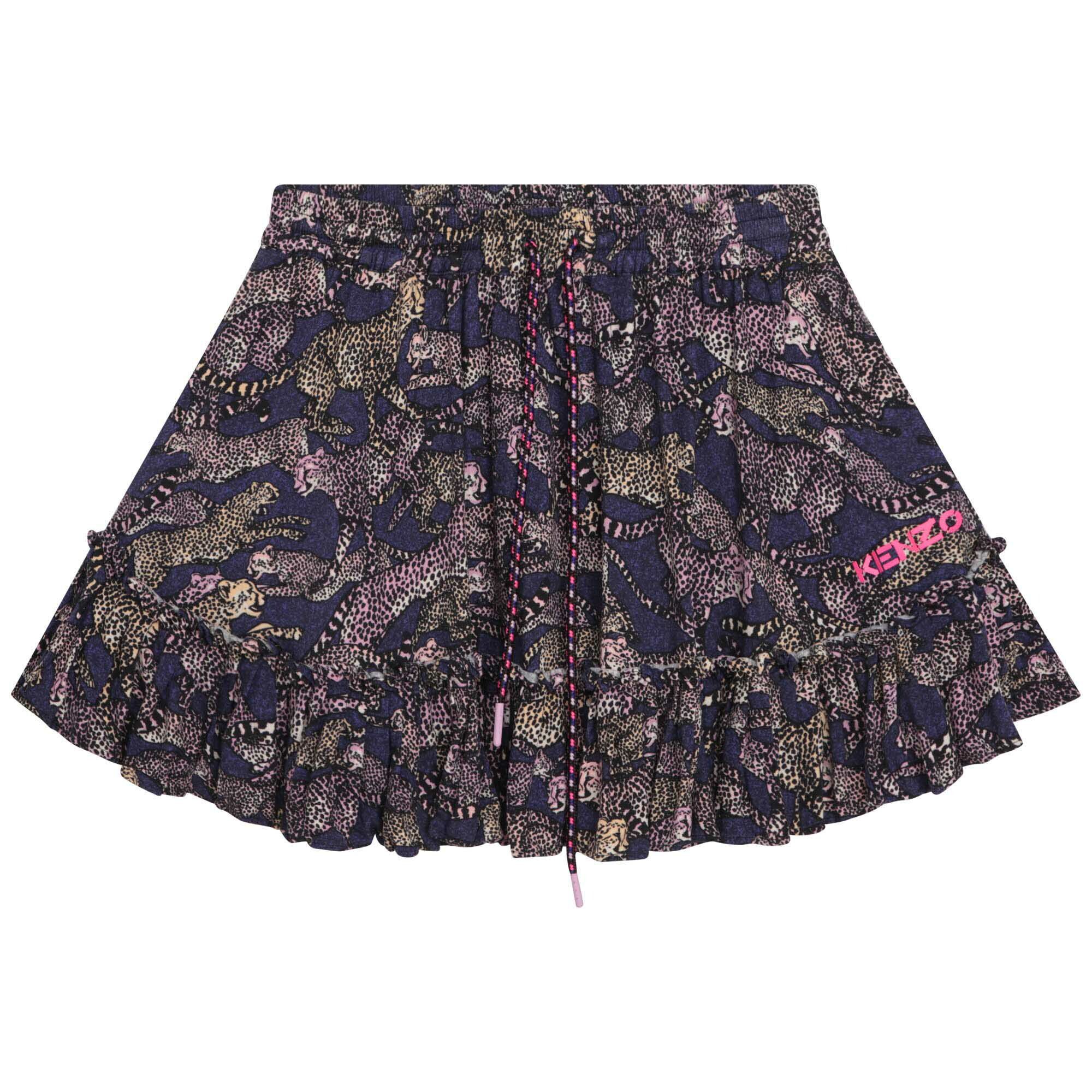 スペシャル特典 Girls KIDS KENZO Purple USA Couture Junior | Skirt Logo Cheetah アイドルグッズ